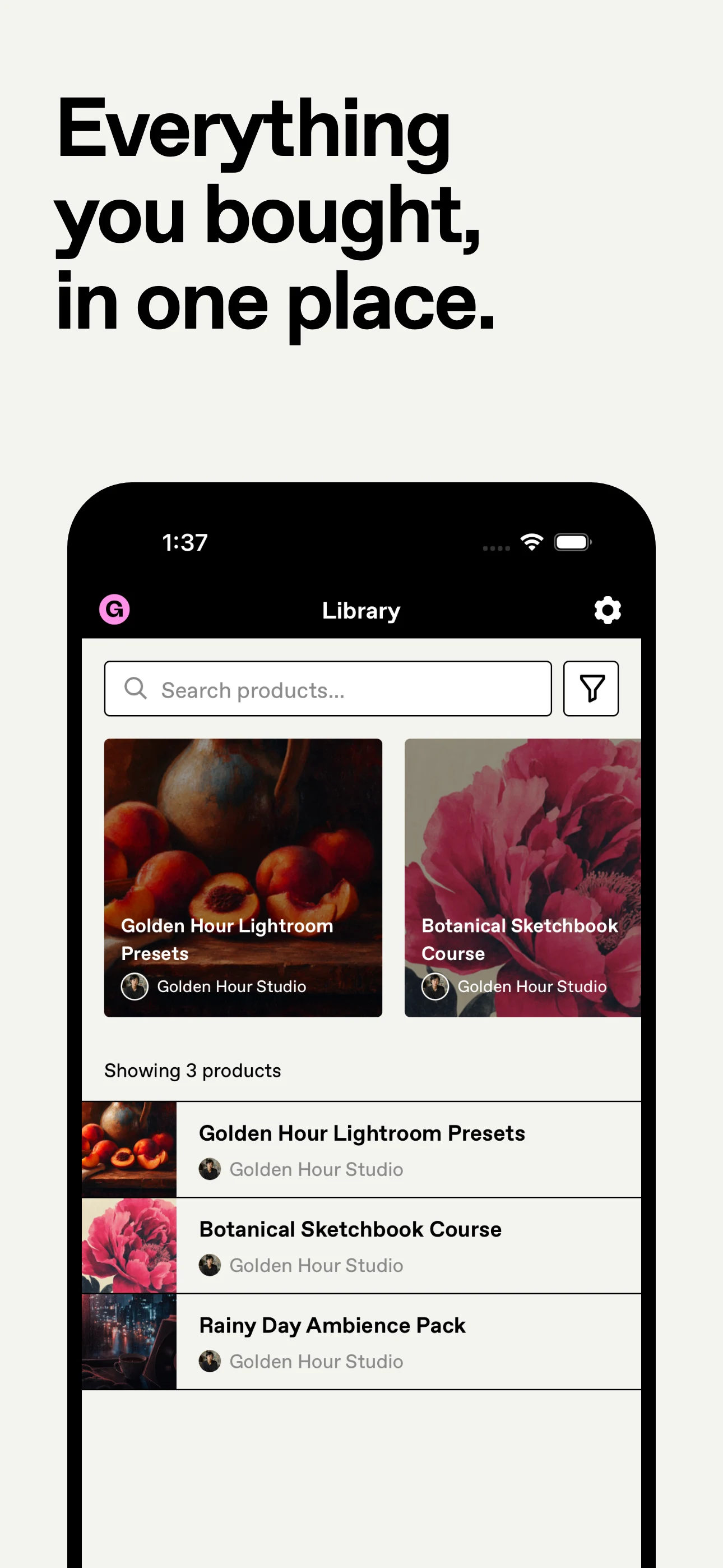Gumroad screenshot